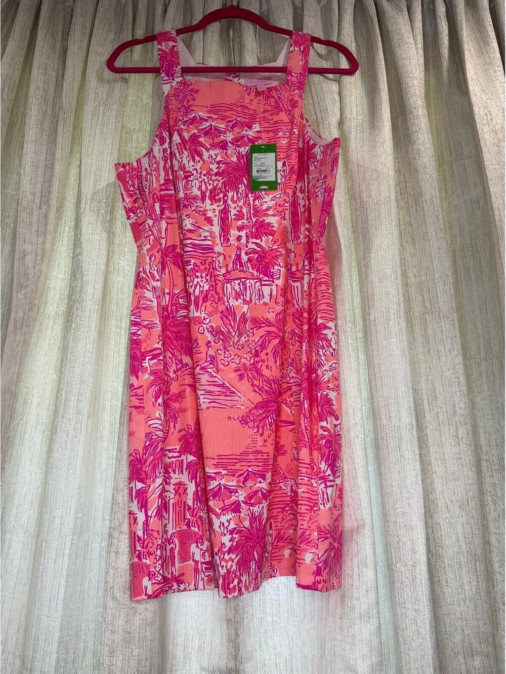 NWT Lilly Pulitzer Simone Shift Dress Cheeky Melon (Size 16)